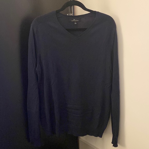 Marc Anthony v neck sweater with detailing on the shoulders - Picture 1 of 3